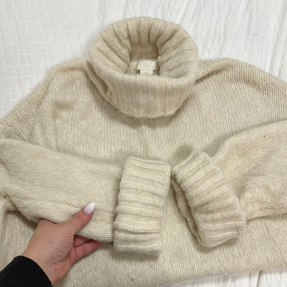 Cozy Cream Turtleneck Sweater